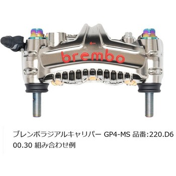 オフセットカラーマウントボルトセット 適合キャリパーB フランジ六角 チタン色 CBK-04BFT プロトブレンボ