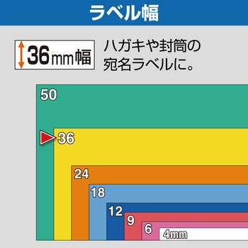 テプラPROテープ 強粘着ラベル(白に黒文字) キングジム