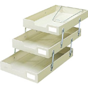 (まとめ) コクヨ スチールトレー A4タテ3段 ライトグレー ST-3M 1個 〔×5セット〕 まとめ) コクヨ スチールトレー A4タテ3段 ライトグレー ST-3M 1個 ×2