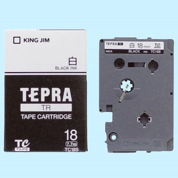 テプラTRテープ 白ラベル キングジム
