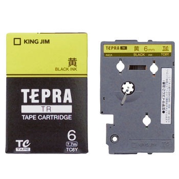 TC6Y テプラTRテープ カラーラベル(パステル) キングジム 00667816