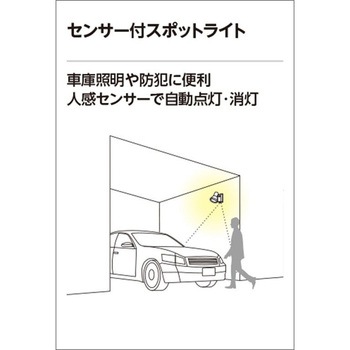 高演色LED エクステリアスポットライト プラスアクセント 人感センサー付 ODELIC(オーデリック)