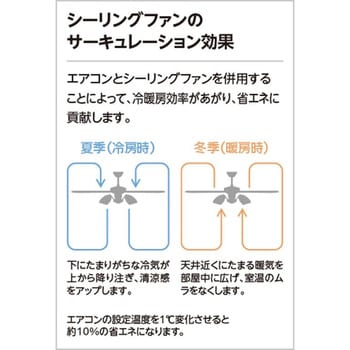 WF239P1 DC MOTOR FAN シーリングファン 6枚羽根タイプ 本体