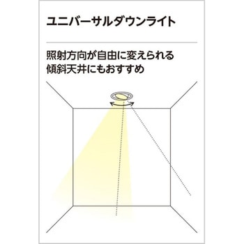 高演色LED ユニバーサル エクステリアダウンライト ODELIC(オーデリック)