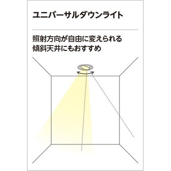 高演色LED ユニバーサル エクステリアダウンライト ODELIC(オーデリック)