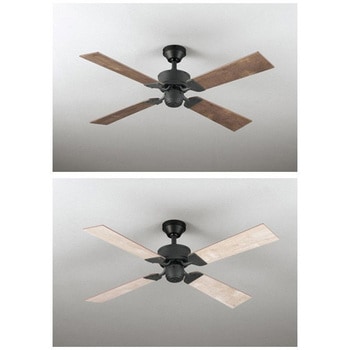AC MOTOR FAN シーリングファン ヴィンテージウッド調 本体 ODELIC(オーデリック)