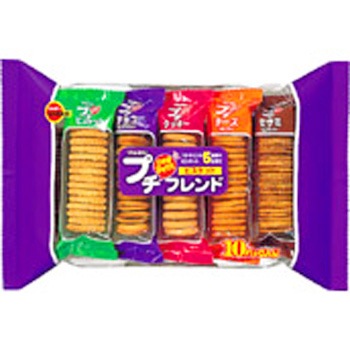 プチフレンドビスケット5種各2パック10パック入 ブルボン 児童書 絵本 通販モノタロウ カシ 24454
