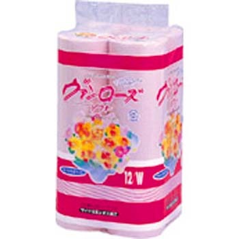 テシ-V30 トイレットペーパーヴァンローズ30m12ロール 1個 ノー