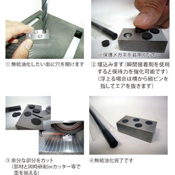 オイルスティック(埋込式固形潤滑剤・高温対応、タブレットタイプ) タカノ