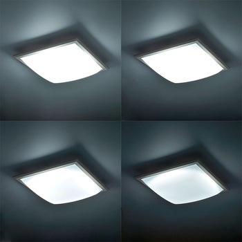 LEDシーリングライト 四角セードタイプ オーム電機