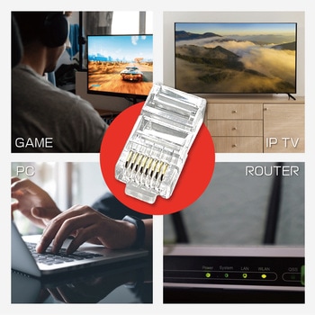 LANコネクタ CAT5e RJ45 単線仕様 AFF WARE