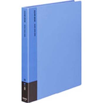 クリヤーブック替紙式A4縦30穴20枚ポケット 青 コクヨ