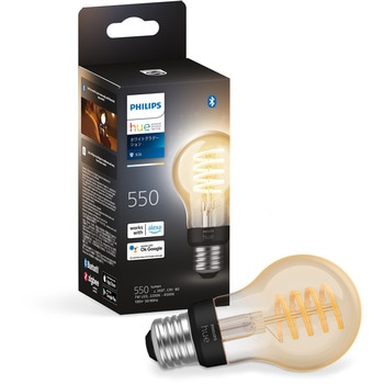 Philips Hue フィラメント ホワイトグラデーション E26 電球  一般電球形 40W形相当 フィリップス