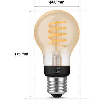 Philips Hue フィラメント ホワイトグラデーション E26 電球  一般電球形 40W形相当 フィリップス