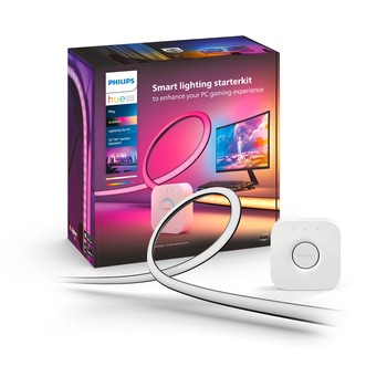 Philips Hue Play グラデーションライトリボン PC 32-34インチ専用 スターターセット フィリップス