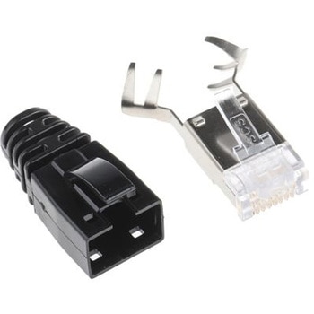 Bel-Stewart RJ45 モジュラーコネクタ， オス， RJ45コネクタ， ケーブルマウント， Cat6a， SS-39200-011 Bel-Stewart