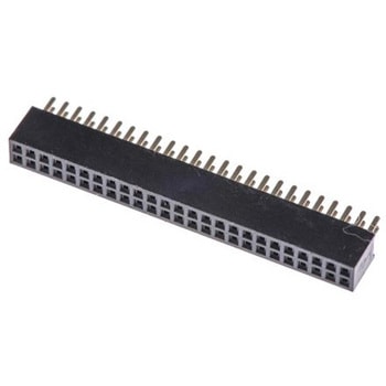 HARWIN 基板接続用ソケット 50 極 1.27mm 2 列 スルーホール実装 HARWIN