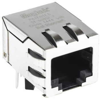 Bel-Stewart RJ45 モジュラーコネクタ， メス， RJ45コネクタ， スルーホール実装， SI-60002-F Bel-Stewart