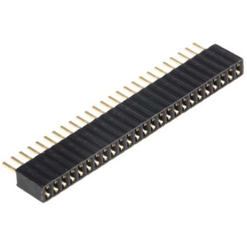 HARWIN 基板接続用ソケット 25 極 1.27mm 1 列 スルーホール実装 - HARWIN
