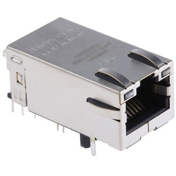 Bel-Stewart RJ45 モジュラーコネクタ， メス， RJ45コネクタ， スルーホール実装， 0826-1X1T-GJ-F Bel-Stewart