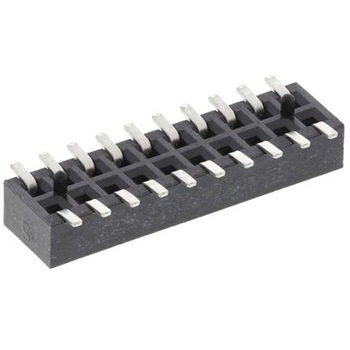 HARWIN 基板接続用ソケット 20 極 1.27mm 2 列 表面実装 - HARWIN