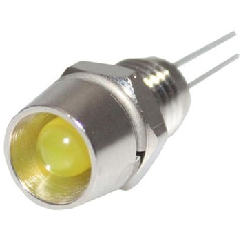 CAMDENBOSS パイロットランプ， 5V， 黄， 実装ホールサイズ:8mm， IND513113-LED-YL CAMDENBOSS