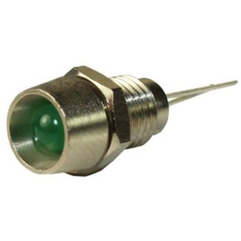 CAMDENBOSS パイロットランプ， 5V， 緑， 実装ホールサイズ:8mm， IND513113-LED-GRN CAMDENBOSS