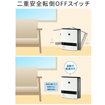加湿セラミックファンヒーター プラズマクラスター 1200W シャープ