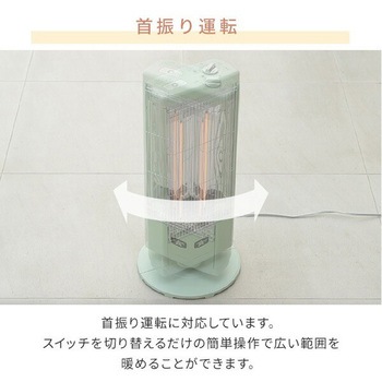 Aladdin 遠赤グラファイトヒーター CAH-G100A-G グリーン 遠赤