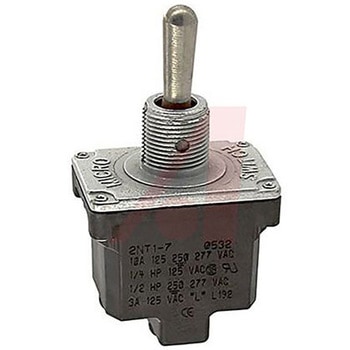 Honeywell トグルスイッチ， DPDT， パネルマウント， (On)-Off-(On)， 2NT1-7 honeywell