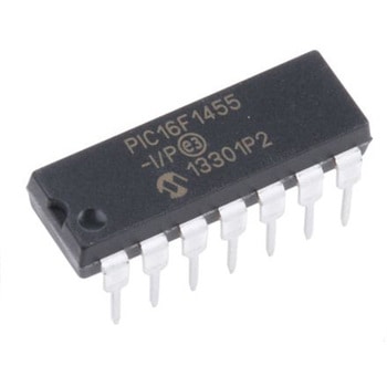 Microchip マイコン， 14-Pin PDIP PIC16F1455-I/P MICROCHIP