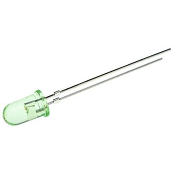 Kingbright LED， 緑， スルーホール実装， 5 mm (T-1 3/4)， L-57GGD KINGBRIGHT