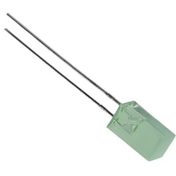 Kingbright LED， 緑， スルーホール実装， 長方形， L-1553GDT KINGBRIGHT