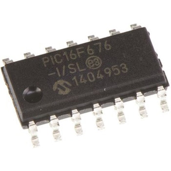 Microchip マイコン， 14-Pin SOIC PIC16F676-I/SL MICROCHIP