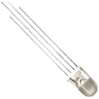 Kingbright LED， RGB， スルーホール実装， 5 mm (T-1 3/4)， L-154A4SURKQBDZGW KINGBRIGHT
