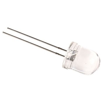 Kingbright LED， 赤， スルーホール実装， 10mm 砲弾型， L-813SRC-J4 KINGBRIGHT