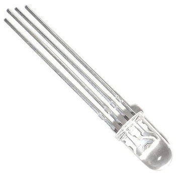Kingbright LED， RGB， スルーホール実装， 5 mm (T-1 3/4)， L-154A4SUREQBFZGEW - KINGBRIGHT