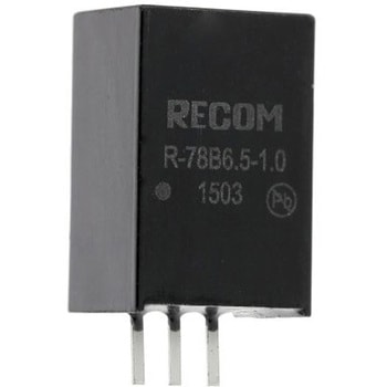 Recom スイッチングレギュレータ，定格：6.5W RECOM