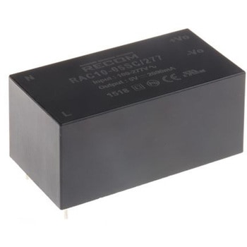 Recom スイッチング電源 5V dc 2A 10W RAC10-05SC/277 - RECOM
