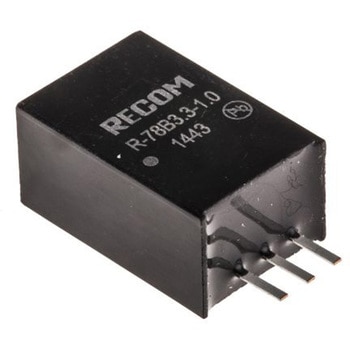 Recom スイッチングレギュレータ，定格：3.3W RECOM