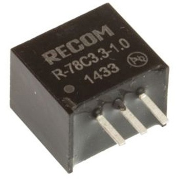 Recom スイッチングレギュレータ，定格：3.3W RECOM