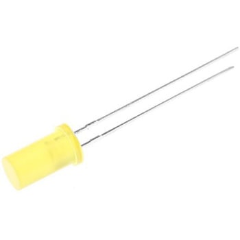 Kingbright LED， 黄， スルーホール実装， 5 mm (T-1 3/4)， L-483YDT KINGBRIGHT