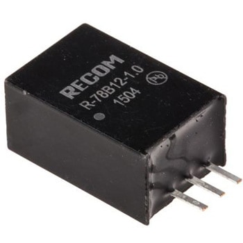 Recom スイッチングレギュレータ，定格：12W RECOM
