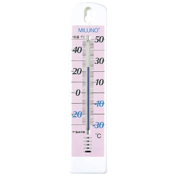 カラー寒暖計ミルノ 佐藤計量器製作所