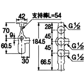 783-556-13B キッチンヘッダー 1個 カクダイ 【通販サイトMonotaRO】