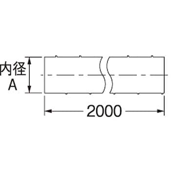 スパイラルダクト(2m)