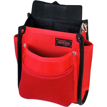 こたうめ KNR-11 電工袋2段 赤 1個 コヅチ 【通販モノタロウ】