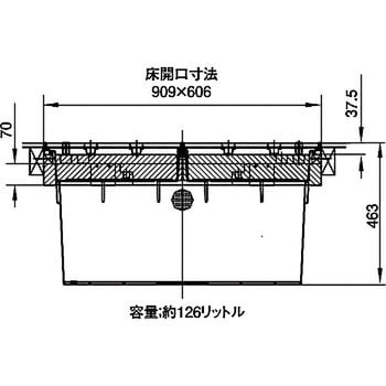 床下収納庫 断熱・900型・深型