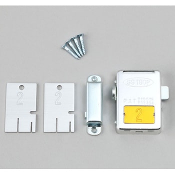 風呂屋錠 左吊(マスターキー仕様) SSロック