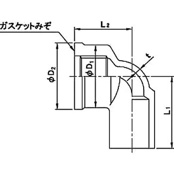 TS給水栓用エルボ クボタケミックス(クボタシーアイ)